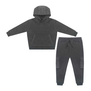 Firetrap Boys Infant Hoodie And Joggers Set / Charcoal